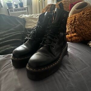 Dr Martens platform boots
